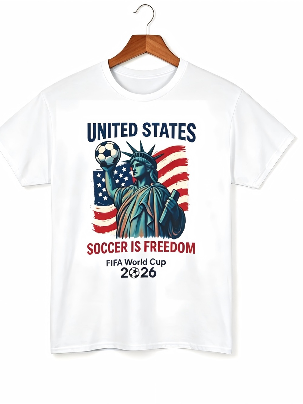 USA Soccer Is Freedom Womens Mens T-shirt Unisex FIFA World Cup 2026
